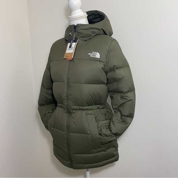 The North Face Women's Ux Down Parka Hooded Puffer New Taupe Green S M L XL XXL - Picture 2 of 14